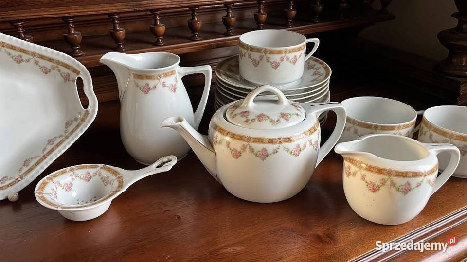 Serwis do herbaty BB Volksted Rudolfstadt Syg pomorskie Gdańsk