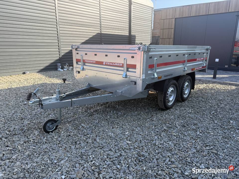 Przyczepka samochodowa Temared TRANSPORTER 25152 pełny VAT mazowieckie Płock
