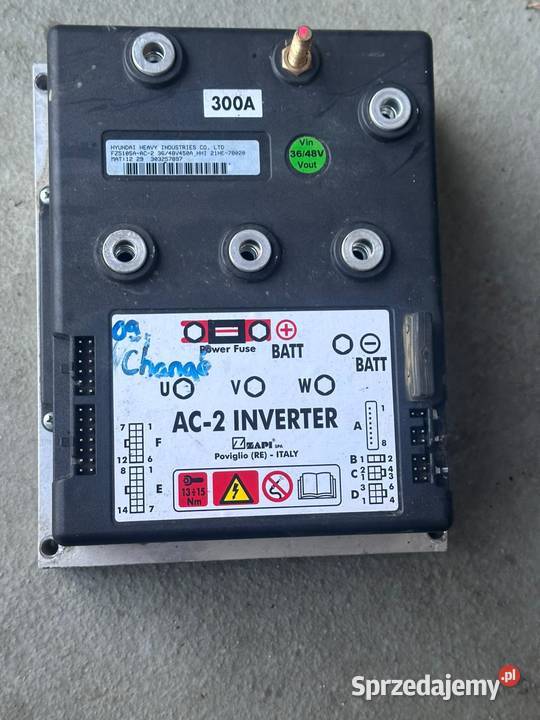 Sterownik ZAPI FZ5105AAC2 3648V 450A HHI Do wózków widłowych Antonie
