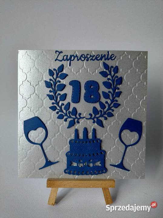 ZAPROSZENIA OSIEMNASTKA K4 WZÓR 4 sprzedam