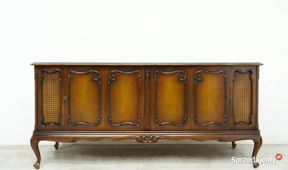 Stylowa ażurowa komoda ludwik renowacji Jerka