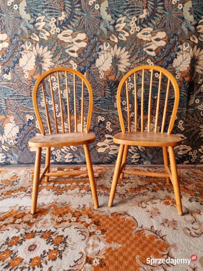 2 krzeseł vintage wielkopolskie Poznań