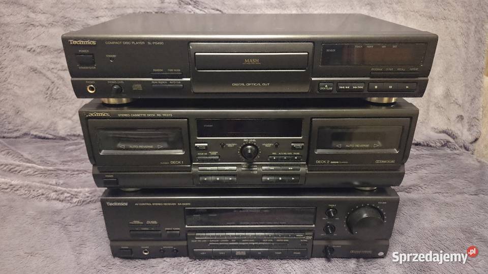Wieża Technics Amplituner SAGX370 51 CD SLPG 490 sprzedam