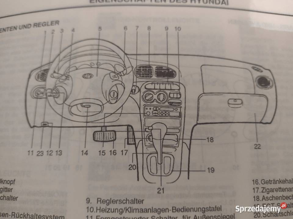 HYUNDAI LANTRA 1996 Instrukcja Obsługi książka Poradniki, albumy i reportaże Łódź