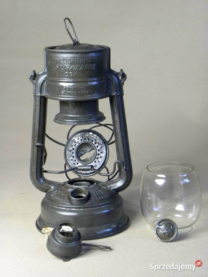 Stara niemiecka lampa naftowa Feuerhand 276 StK Legnica