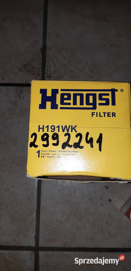 Filtr paliwa HENGST FILTER H191WK DAF LF55SER 01 Koronowo