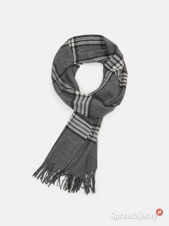 szalik męski w kratkę Sinsay Pozostałe Olkusz