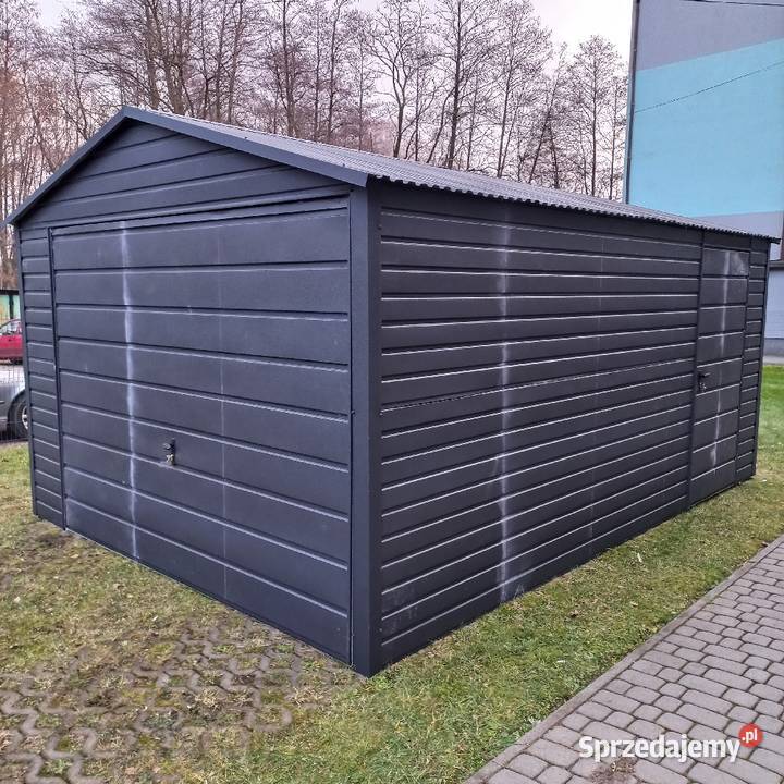 35x5 dach dwuspadowy Antracyt MAT Obróbki Garaże 17.5m2 lubuskie Gorzów Wielkopolski