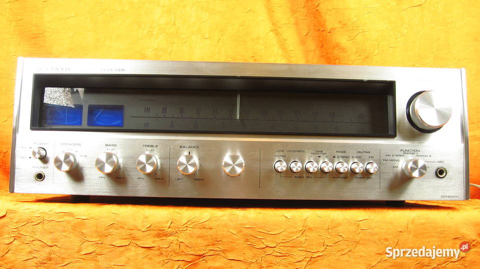 POTĘŻNY Sanyo DCX6000K AMPLITUNER Vintage Świebodzice
