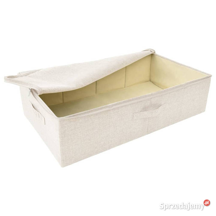 Pojemniki 2 tkanina 70x40x18 kremowe WM332908 mazowieckie sprzedam
