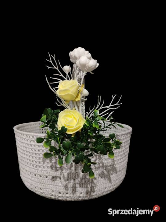 Koszyk Wielkanocny szydelkowy Ropczyce