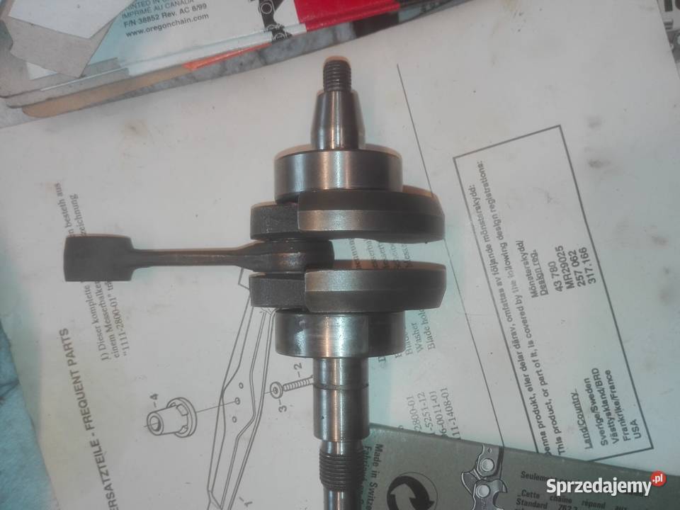 Wał korbowy stihl 023