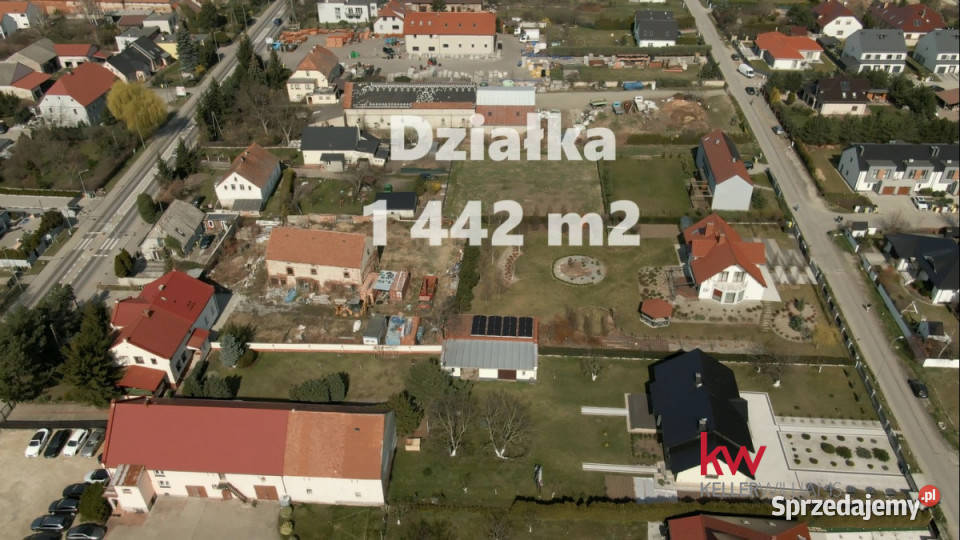 Ogłoszenie grunt 1442m2 Domasław Kwiatowa