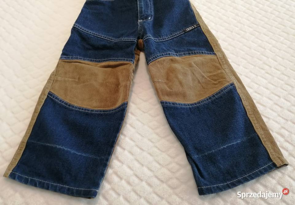 Spodnie sztruksowe dżinsowe chłopięce 110 Irbis