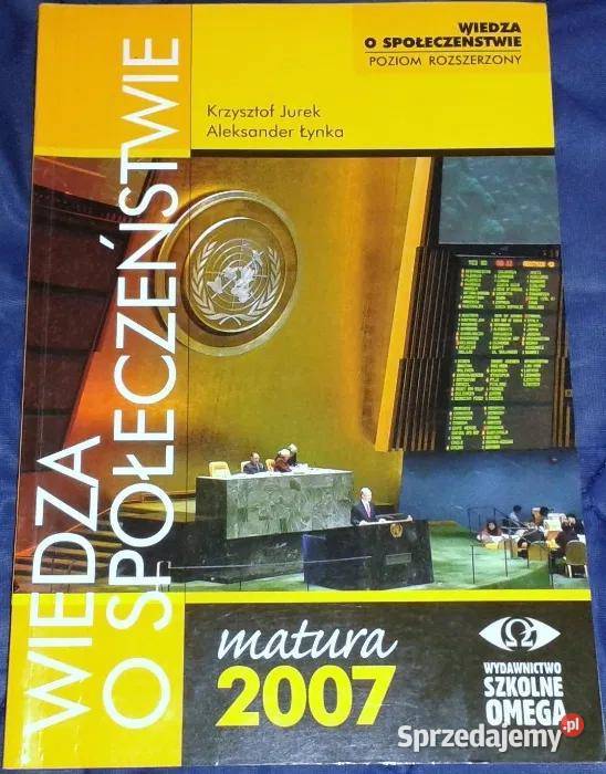 Wiedza o społeczeństwie Poziom rozszerzony K lubelskie Chełm sprzedam