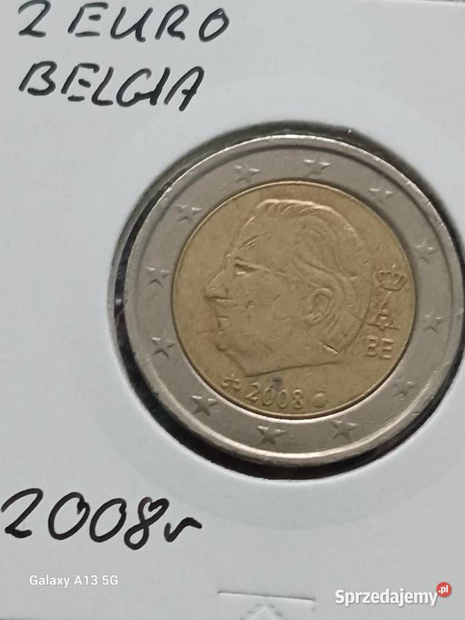 2 Euro Belgia 2008 r Numizmatyka sprzedam