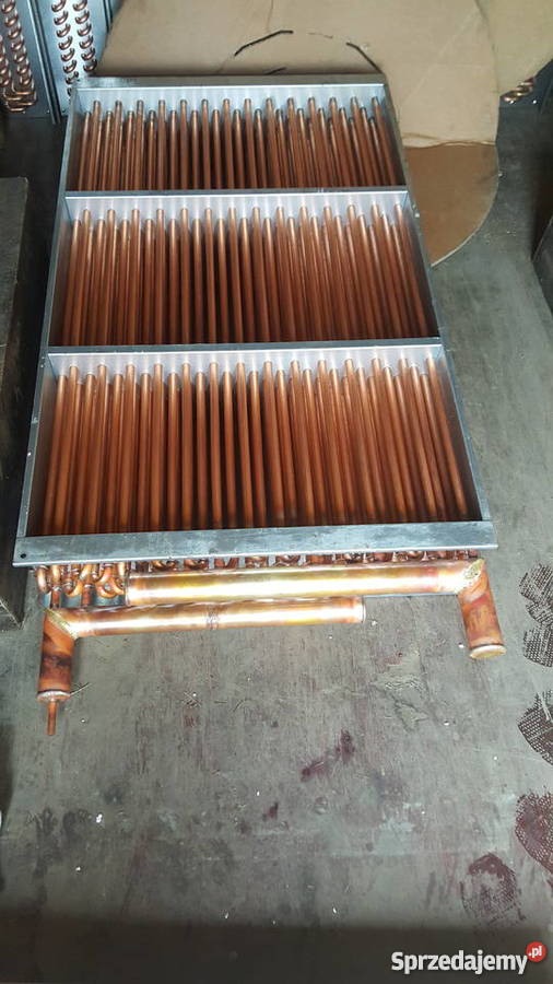 Nagrzewnica chłodnica wodna ramowa glikolowa