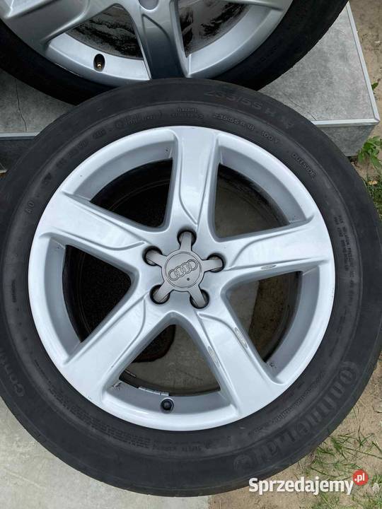 Felgi aluminiowe AUDI 18 5x112 opony Continental