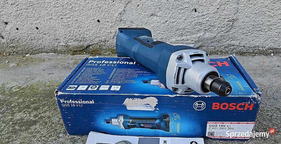 BOSCH GGS 18VLI szlifierka prosta IDEAŁ