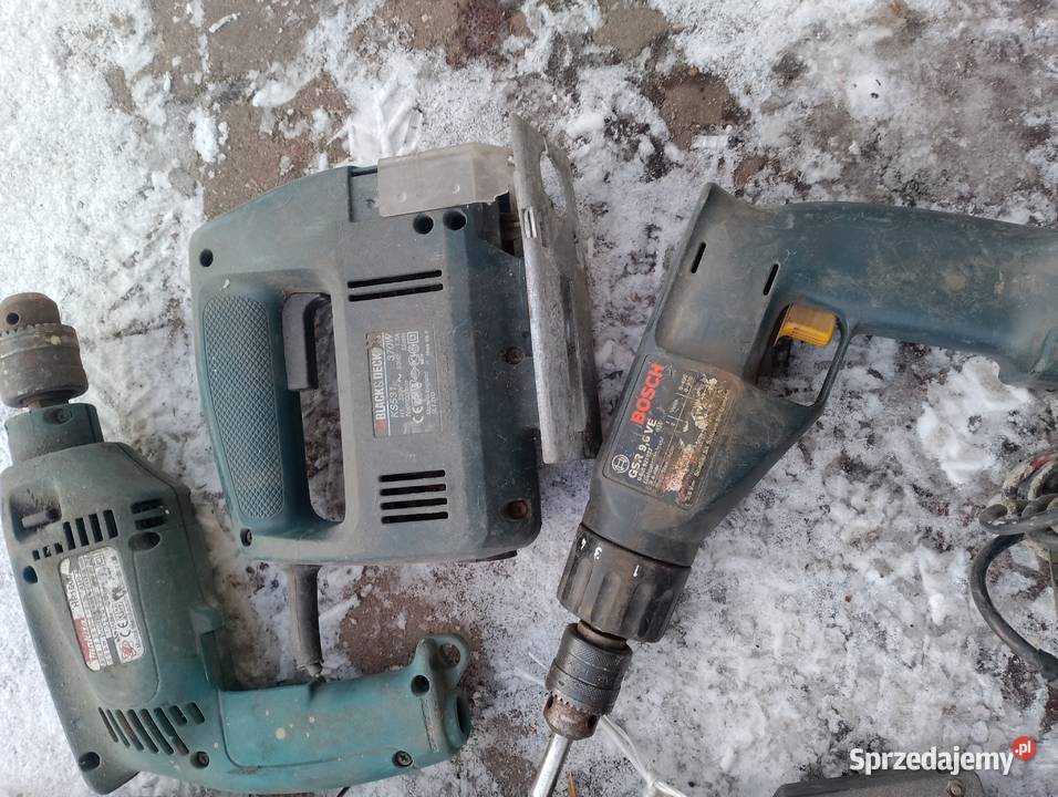 Wkrętarka wiertarka wyrzynarka taker Bosch Wiertarki i wkrętarki Pabianice sprzedam