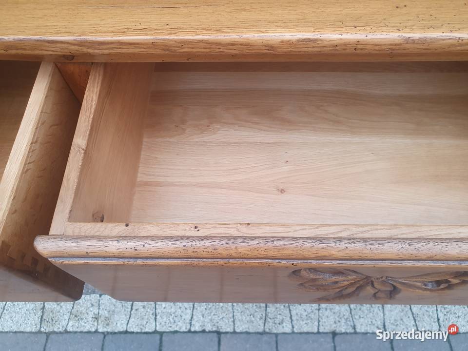 Komoda z szufladami drewno dębowe wielkopolskie Szymanowice sprzedam