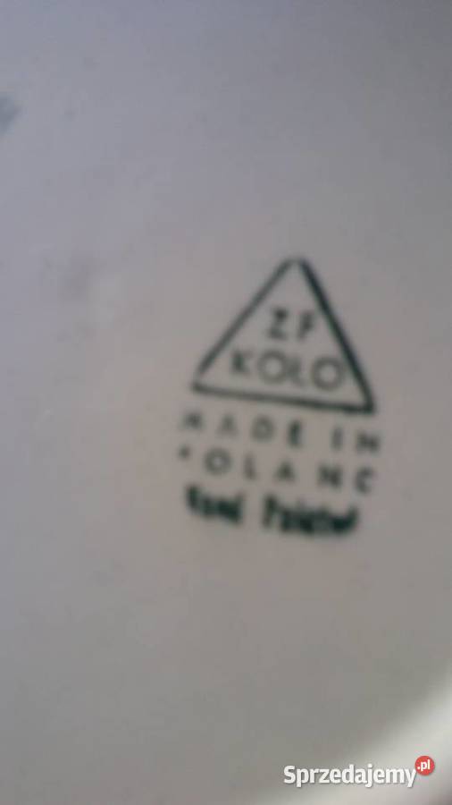 Duże talerze naścienne Koło komplet 2 Łódź