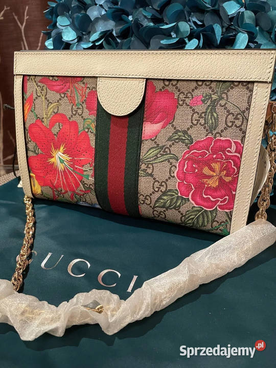 Torebka Damska Gucci Ophidia w Kwiaty Nowa z Odryty