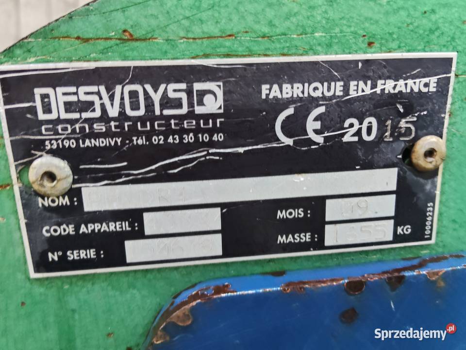 Mulczer do KUKURUDZY Kosiarka Bijakowa DESVOYS nieuszkodzony Konin