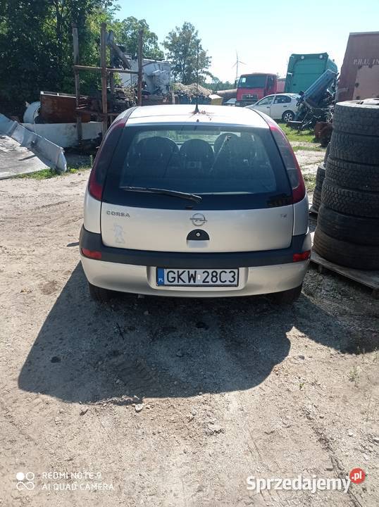 opel corsa 2003 kujawsko-pomorskie Grudziądz