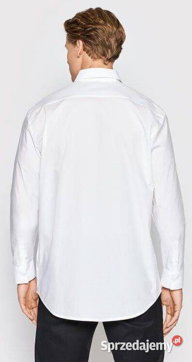 Koszula męska Karl Lagerfeld kolor biały rozmiar