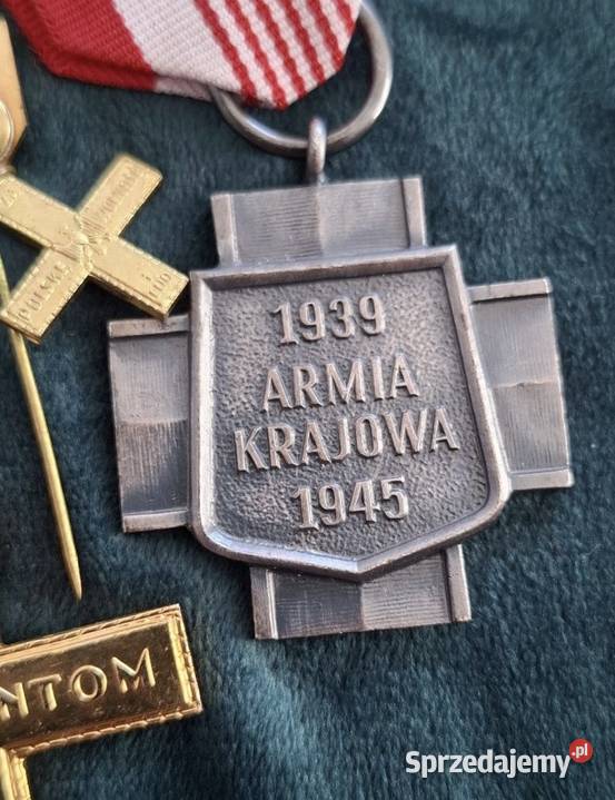 Zestaw odznaczeń żołnierzu AK Wejherowo