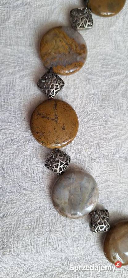 naszyjnik z kamienia naturalnego 18 Wrocław sprzedam