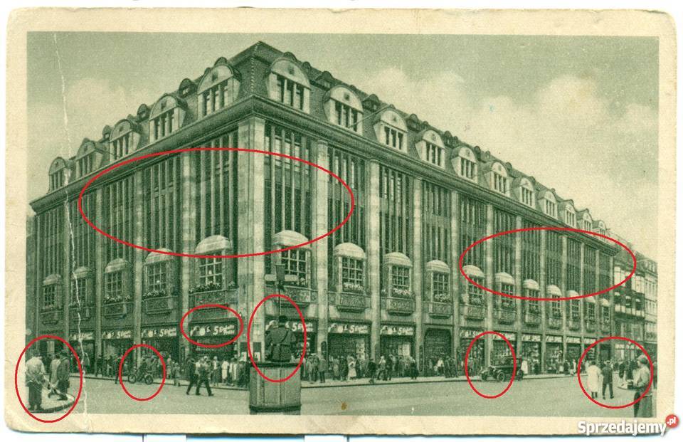 Dresden Drezno Residenz Kaufhaus lata 30te Ostrów Wielkopolski