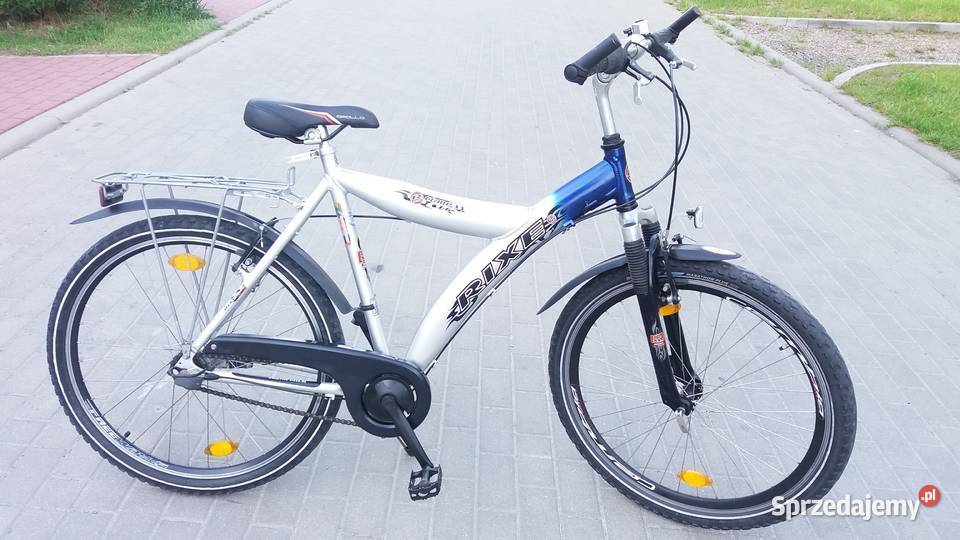RIXE Aluminiowy rower 7biegi Prądnica w piaście Płońsk