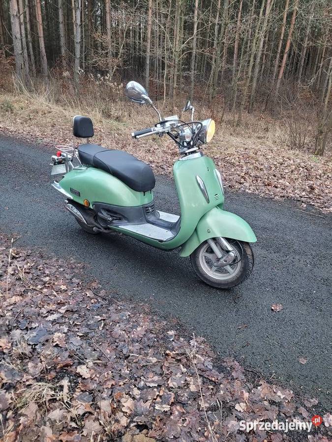 Skuter Tamoretti retro 125 zielony kujawsko-pomorskie Bydgoszcz