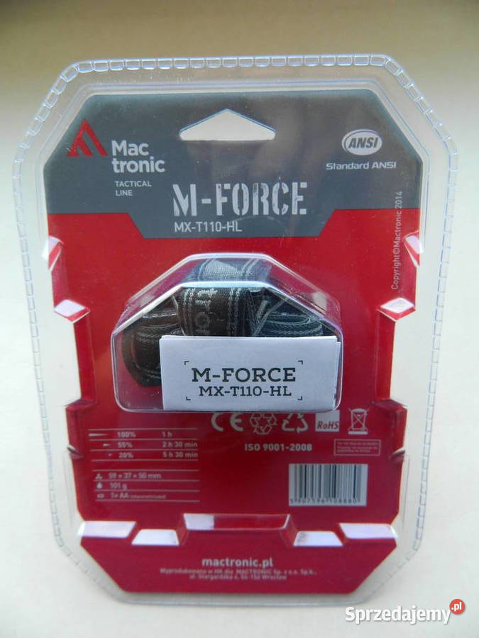 LATARKA CZOŁOWA MFORCE MXT110HL Wałbrzych