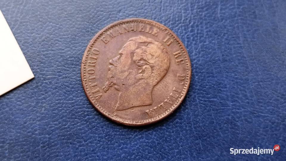 Stare monety 10 centesimi 1866 Włochy