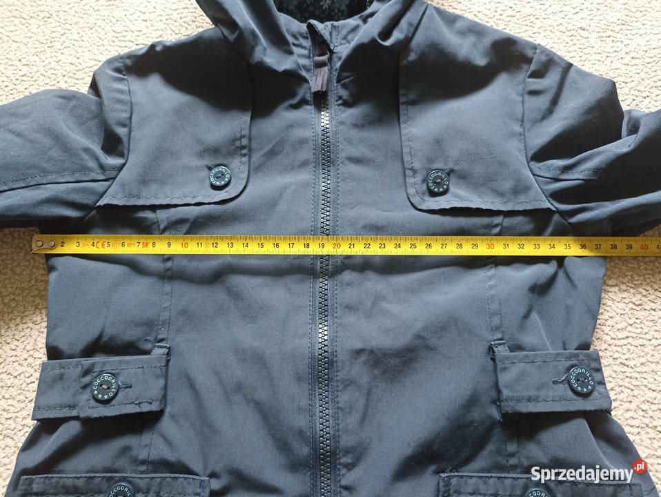 płaszcz dziewczęcy COCCODRILLO rozmiar 110 niebieski mazowieckie