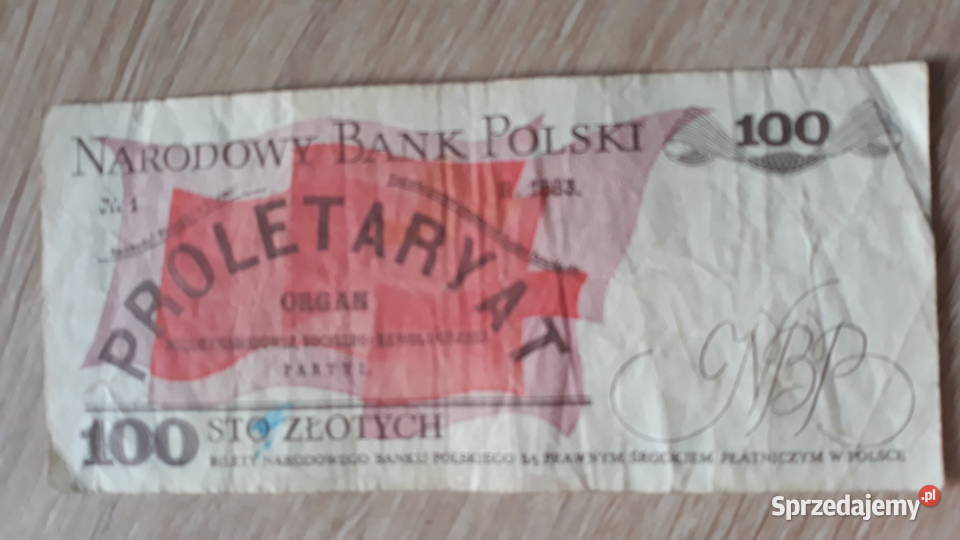 100 złotych 1XII1988 seria TB 1 wielkopolskie Konin