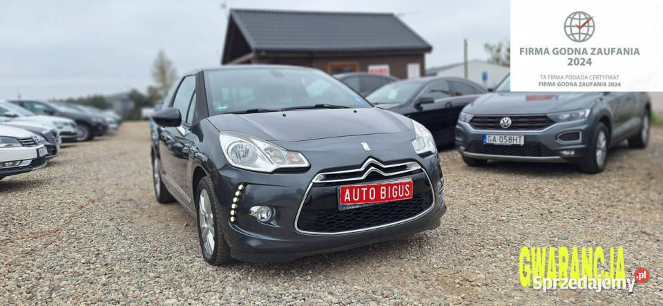 Citroen DS3 mały przebieg climatronic ledy ASR (kontrola trakcji) Lębork sprzedam