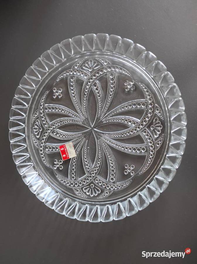 Patera Koral stare szkło PRL Ząbkowice Nowa Białystok sprzedam