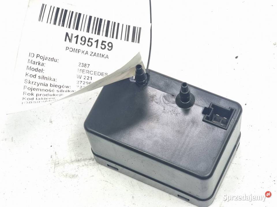 POMPKA MERCEDES W 221 A2218000248 FOTELA Pozostałe Lipno