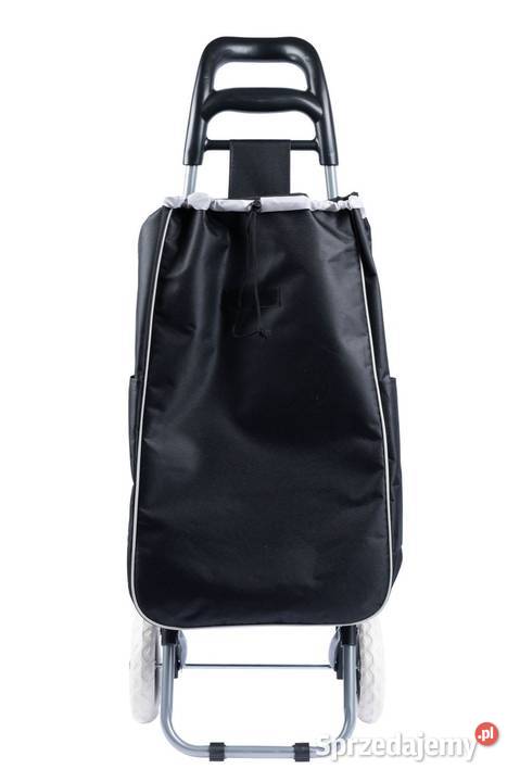 Torba wózek na zakupy na kółkach czarna Poznań