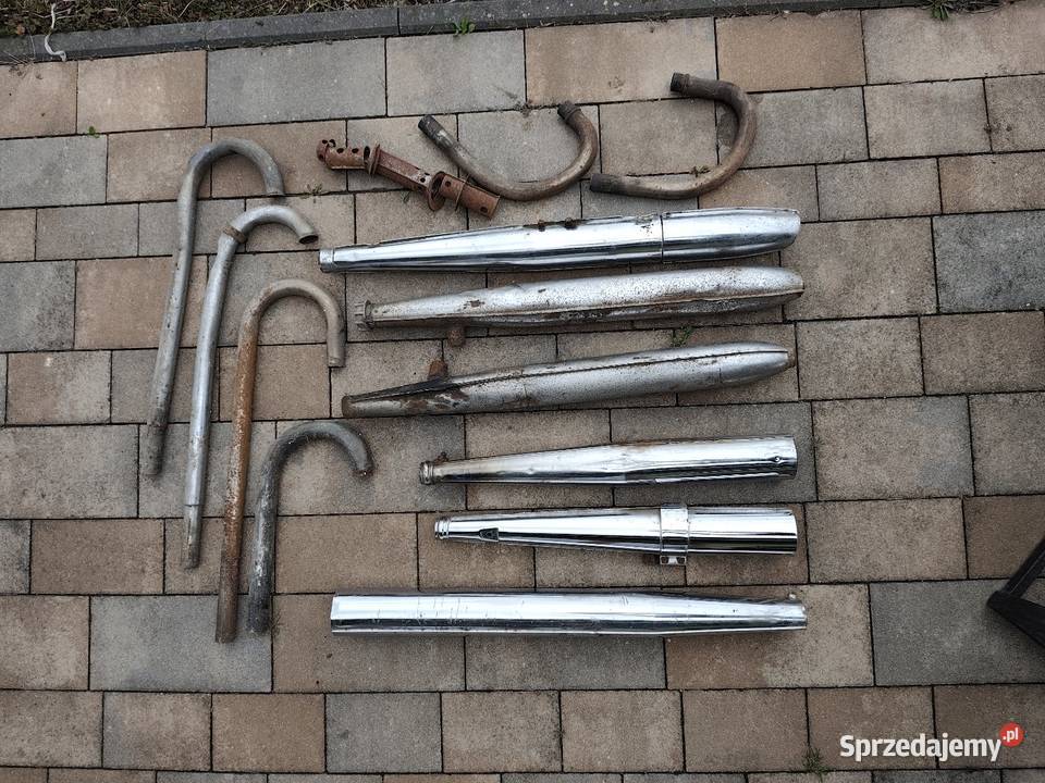 Tłumiki wydechy rury wydechowe Jawa CZ Dniepr Opole