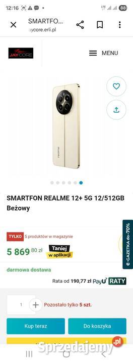 Realme 12 512 GB 12 RAM wielkopolskie Poznań sprzedam