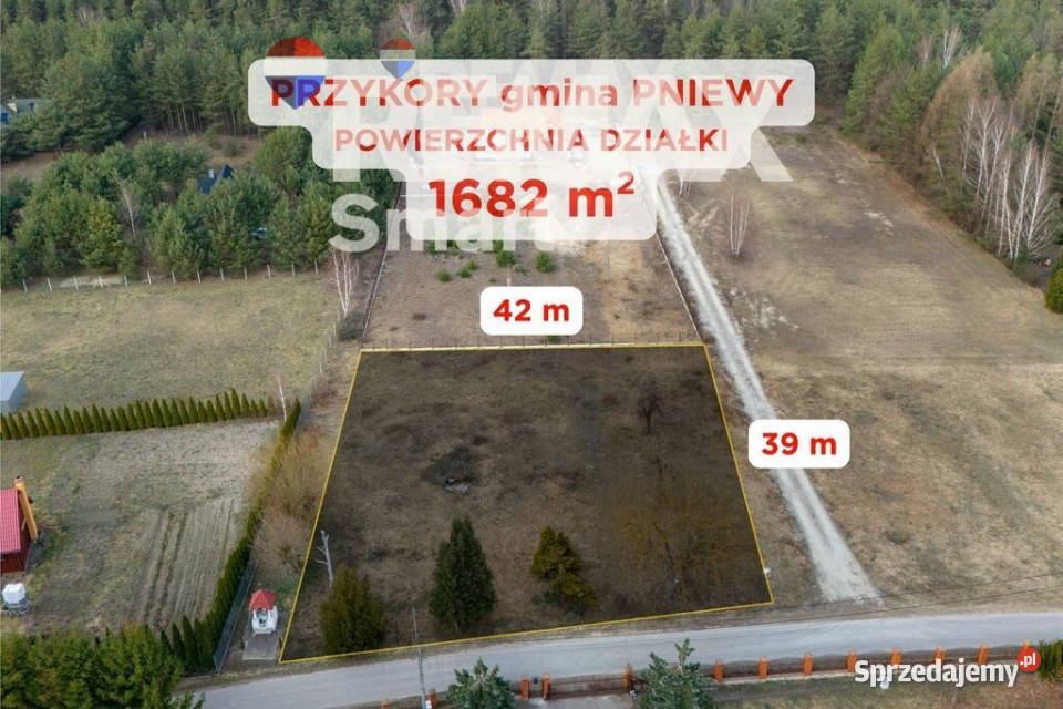 Działka budowlana Przykory gmina Pniewy