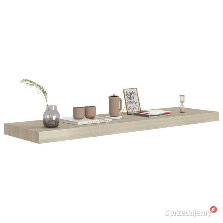 Półki ścienne 4 kolor dębowy 90x235x38 MDF Warszawa
