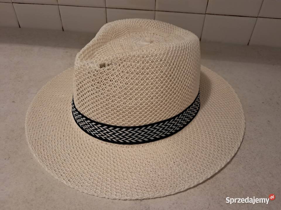 Kapelusz letni kremowy do sprzedania Kraków