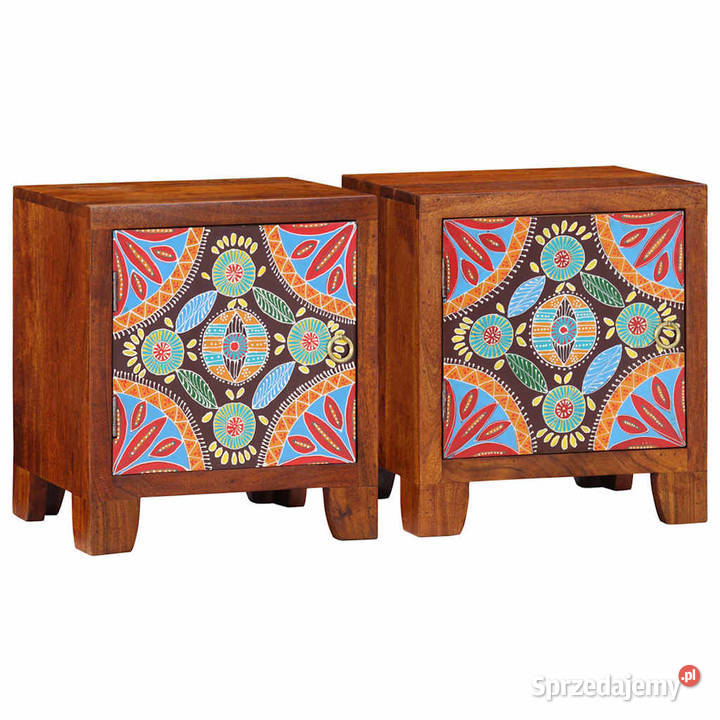 vidaXL Szafka nocna 2 40x30x45 Drewno lite Warszawa