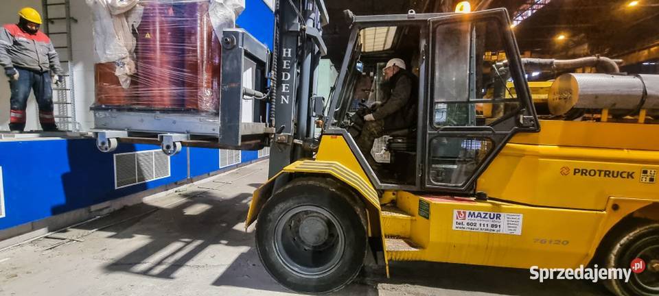 Wózki widłowe Kraków Relokacje Załadunki Transport specjalistyczny małopolskie